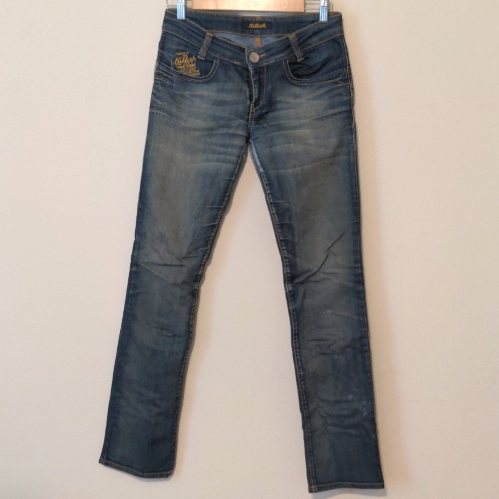 Y2K super low rise miss sixty Marylin straight-leg Rag Flake 32 inseam